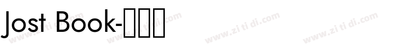 Jost Book字体转换